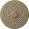 Ekena Millwork Naple Ceiling Medallion (Fits Canopies up to 3 3/8"), Hand-Painted Gobi Desert, 37 1/2"OD x 3 3/8"P CM37NAGDF - alternate 1